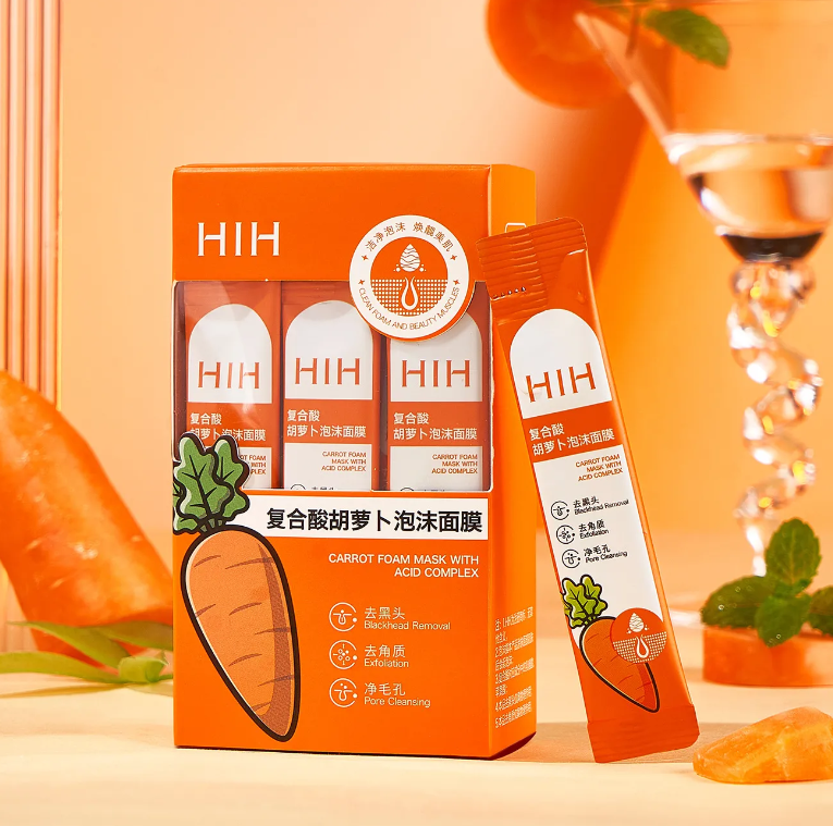 HIH复合酸胡萝卜泡沫面膜